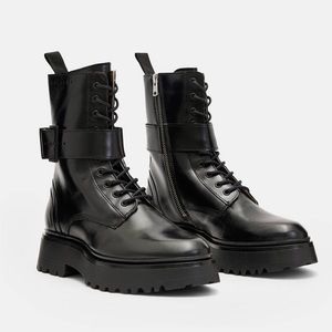 AllSaints Onyx Leather Boots